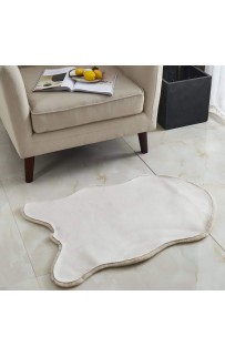 Коврик Плюшевый (беж) 80х120