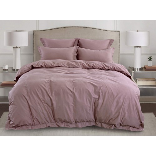 Флоренция (пепел роза) комплект постельного белья Евро Sofi De MarkO