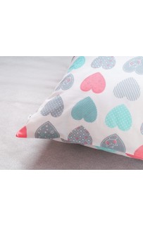 Сердечки (голубой) КПБ детский Siberia