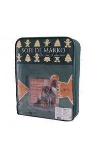 Christmas Сake (зеленый) Плед 150х200