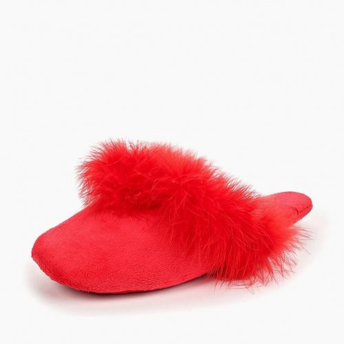 Тапочки №1 (бордо) S Женские Sofi De MarkO