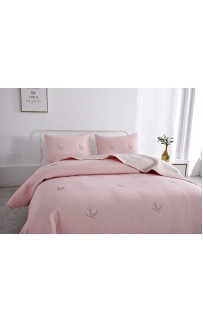 Жаклин (пепел роза) Покрывало 160х220