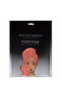 Beatrice (корал) полотенце для сушки волос 26х58см Sofi De MarkO