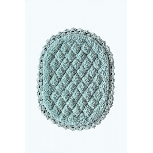 Florence (ментол) набор ковриков для ванной кружевной 60х100 и 50х70 Sofi De MarkO