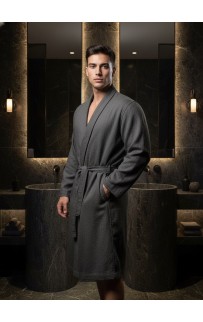 Дориан (антрацит) 2XL-3XL Мужской Халат