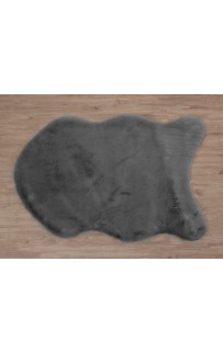 Коврик Плюшевый (антрацит) 80х120