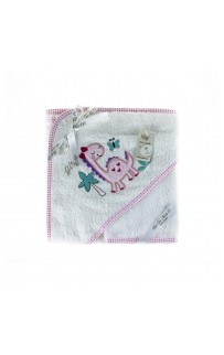 FANNY DINO (белый) полотенце Уголок Мочалка Мах. 80х80 Sofi De MarkO