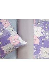 Котята (сиреневый) КПБ детский Siberia