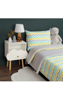 Зигзаг (желтый) КПБ детский Siberia