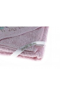 FANNY DINO (розовый) полотенце Уголок Мочалка Мах. 80х80 Sofi De MarkO