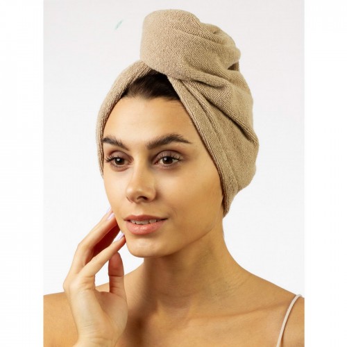 Beatrice (беж) полотенце для сушки волос 26х58см