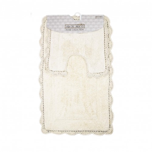 CLEO (крем) набор ковриков для ванной комнаты 60х100 и 50х50см Sofi De MarkO
