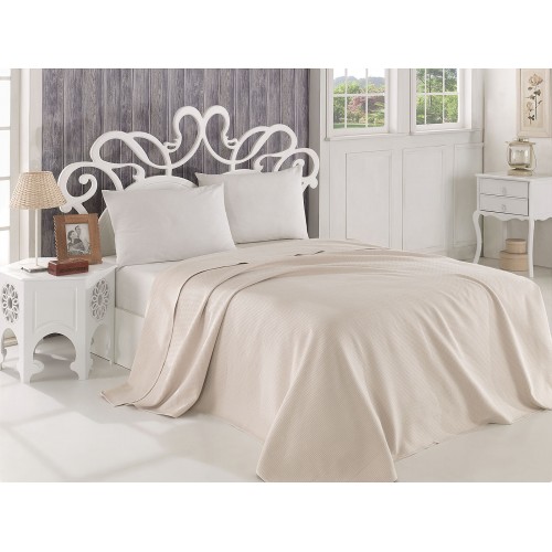 MARTA (беж) Покрывало Махровое 200х220