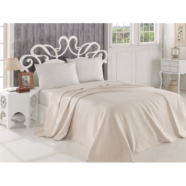 MARTA (беж) Покрывало Махровое 200х220