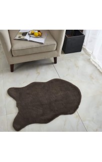 Коврик Плюшевый (шоколад) 80х120