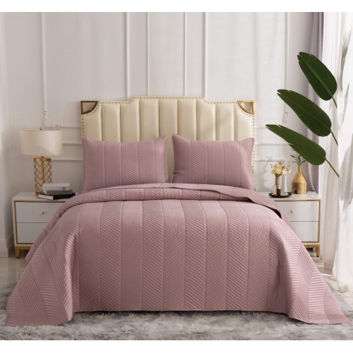 Адонис (пепел роза) Покрывало 230х250