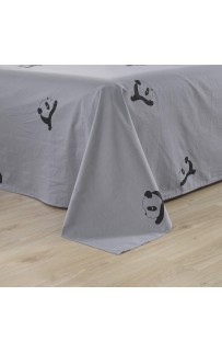 Панда (белый) КПБ сатин Евро