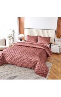 Лея (марсала) Покрывало 240x260 Sofi De MarkO