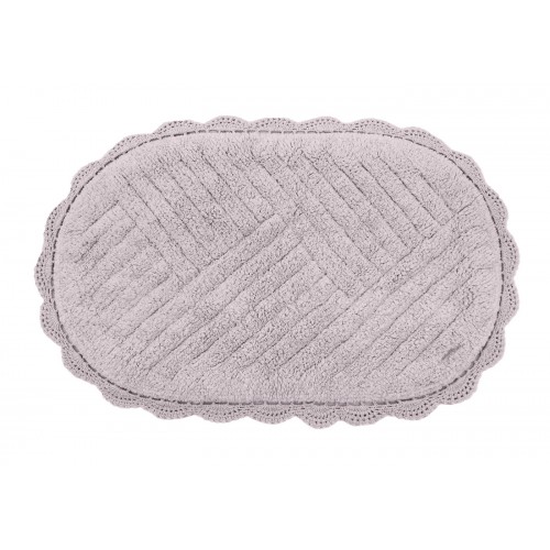 EMMA (серо-лиловый) Коврик для ванной кружевной 60х100 Sofi De MarkO