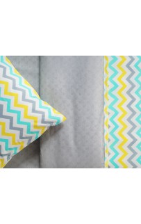 Зигзаг (желтый) КПБ детский Siberia