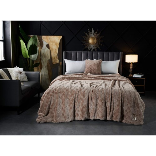 Бернард (беж) Покрывало 160х220 Sofi De MarkO