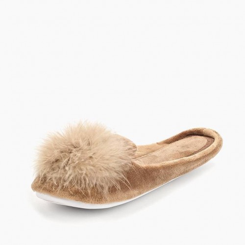 Тапочки №10 (беж) S Женские Sofi De MarkO