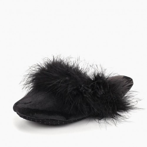 Тапочки №1 (черные) S Женские Sofi De MarkO