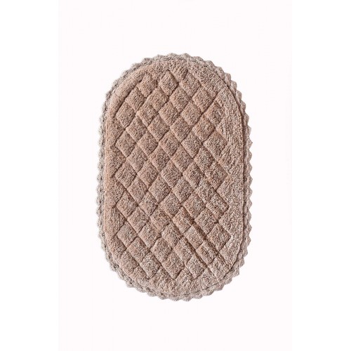 Florence (пудра) Коврик для ванной кружевной 60х100 Sofi De MarkO