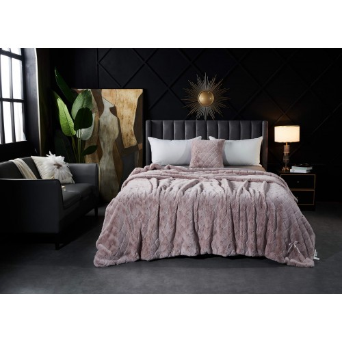 Бернард (пудра) Покрывало 160х220 Sofi De MarkO