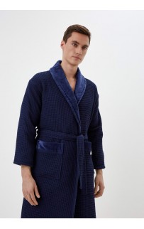 Михаэль (синий) XL Халат махровый Sofi De MarkO