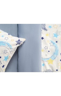 Звездочки (голубой) КПБ детский Siberia Звездочки (голубой) КПБ детский Siberia