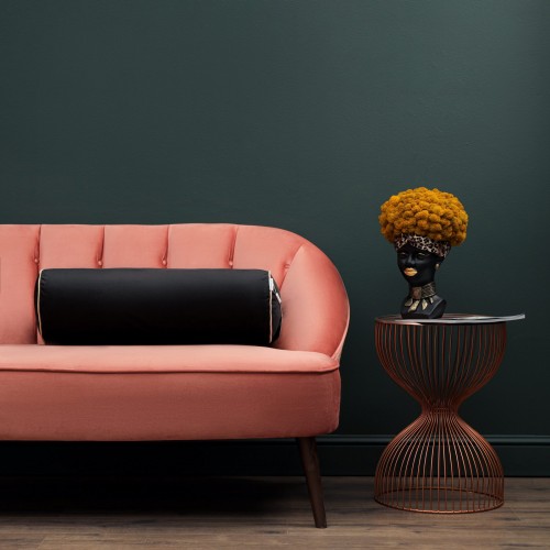 Блейк (черная) Подушка-валик 60х20х20 Sofi De MarkO