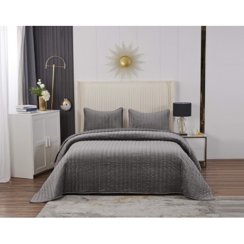 Фердинанд (серый) Покрывало 240х260 Sofi De MarkO