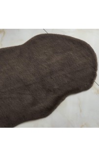 Коврик Плюшевый (шоколад) 80х120