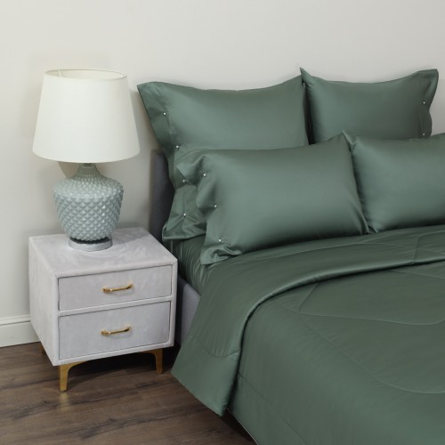 Premium Mako (тем зеленый) Простыня 180х230