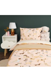 Собачки (розовый) КПБ детский Siberia