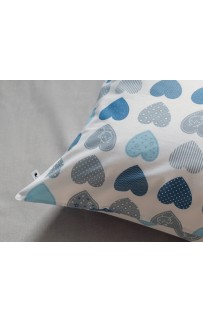 Сердечки (синий) КПБ детский Siberia