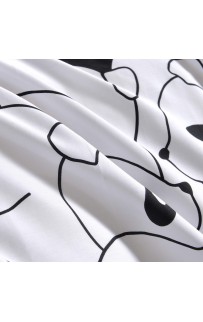 Панда (белый) КПБ сатин Евро