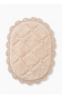 Brianna (пудра) набор ковриков для ванной кружевной 60х100 и 50х70