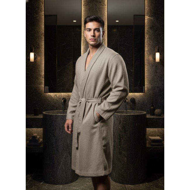 Дориан (бежевый) L-XL Мужской Халат