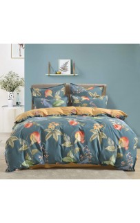 Элиан (синий) КПБ сатин 1.6