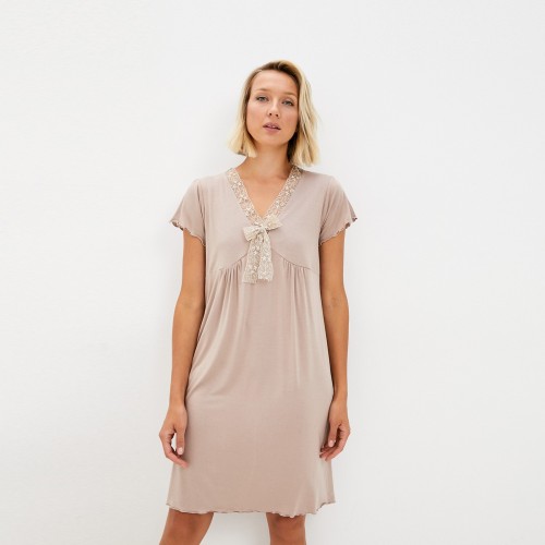 Кимберли (беж) S Ночная сорочка Sofi De MarkO