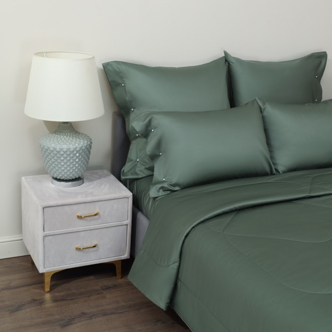 Premium Mako (тем зеленый) Простыня 240х260
