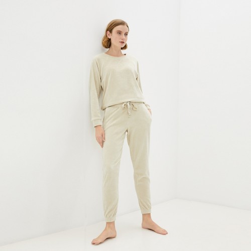 Лорен (беж) ХL Костюм велюровый Sofi De MarkO