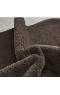 Коврик Плюшевый (шоколад) 80х120