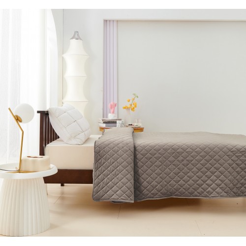 Натаниэль (серый) Покрывало 120х200 Sofi De MarkO