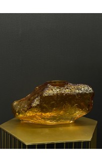 Ирен (янтарь) Ваза стеклянная 32х14х17см Sofi De MarkO