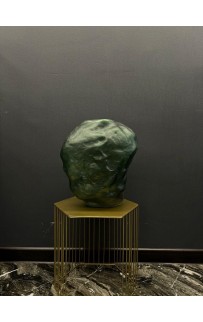Паскаль (зеленый) Ваза стеклянная матовая 36х23х39см Sofi De MarkO