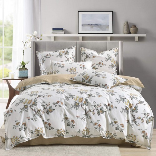 Шарли (беж) комплект постельного белья сатин 7Е Sofi De MarkO