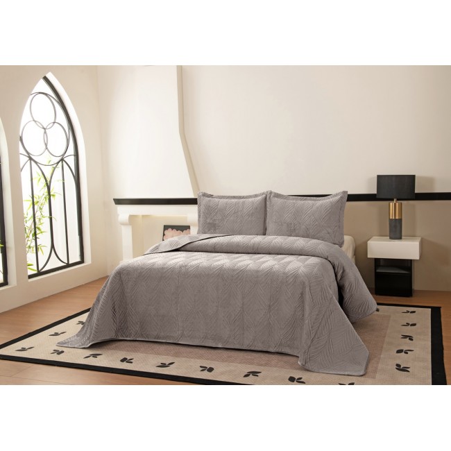 Таира (серый) Покрывало 240х260